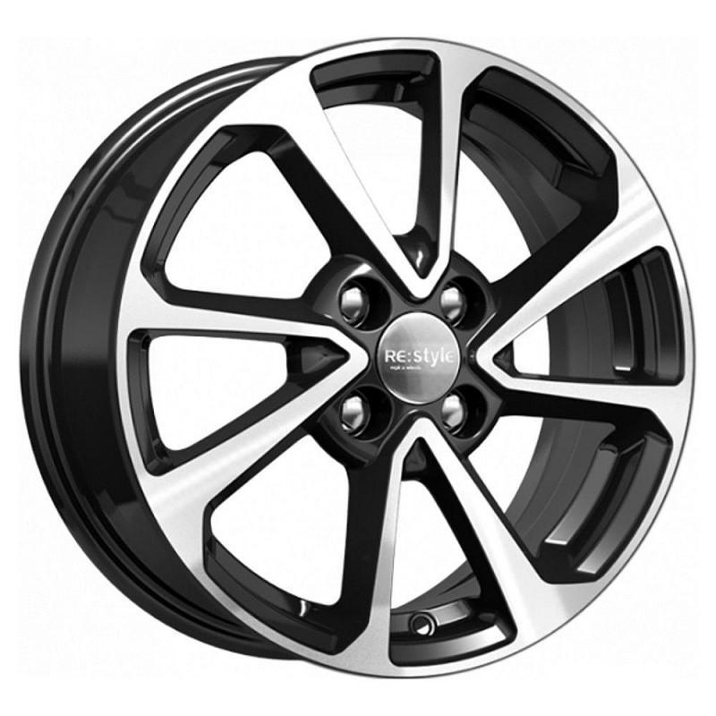 K&K КС861 6x15 4*100 ET48 DIA54.1 Алмаз черный Литой