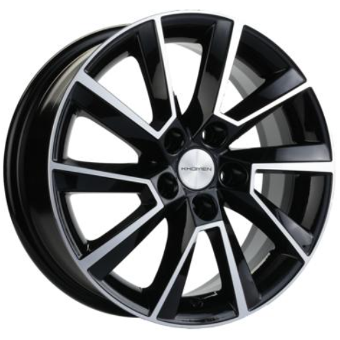 Khomen KHW 1507 6x15 5*100 ET40 DIA57.1 Black-FP Литой