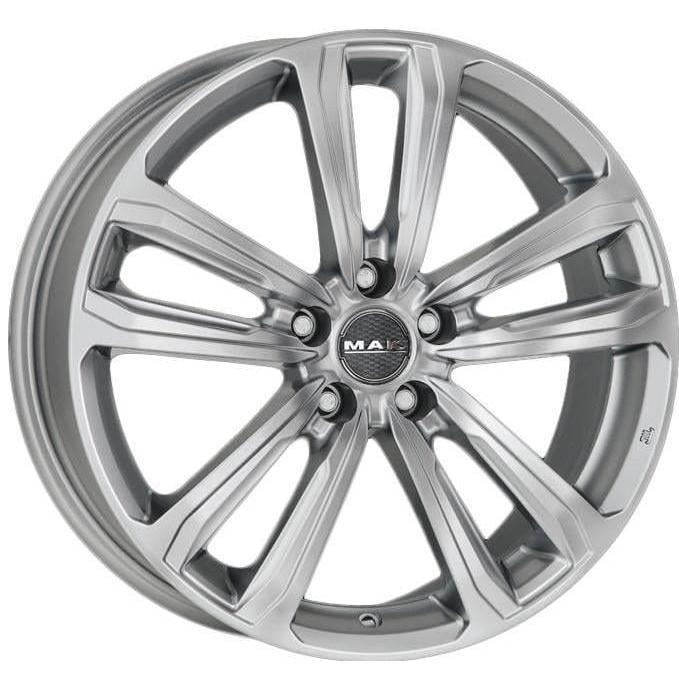 MAK Magma 7x17 5*114.3 ET55 DIA56.1 Silver Литой
