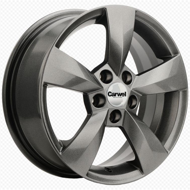 Khomen KHW 1504 6x15 5*100 ET43 DIA57.1 G-Silver Литой