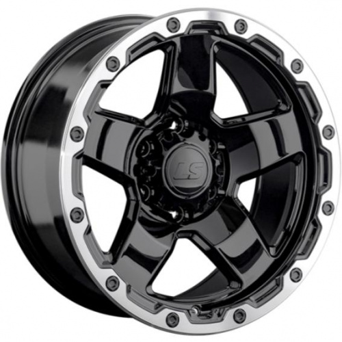 LS 1371 9.5x18 6*139.7 ET5 DIA106.1 BKL Литой