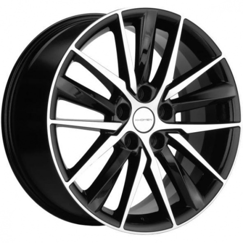 Khomen KHW 1807 8x18 5*108 ET46 DIA63.3 Black-FP Литой