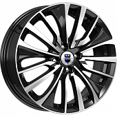 K&K Flanker 6.5x17 4*100 ET37 DIA67.1 Алмаз черный Литой