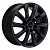 Khomen KHW 1507 6x15 5*100 ET40 DIA57.1 Black Matt Литой
