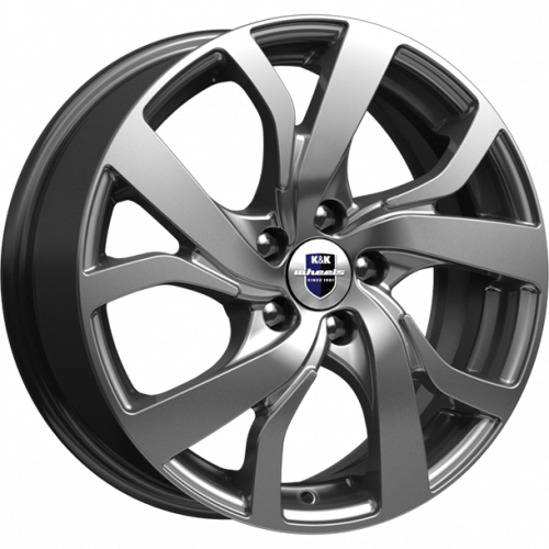 K&K Палермо 6.5x16 5*112 ET50 DIA57.1 Дарк платинум Литой