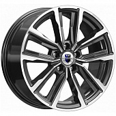 K&K Лацио 7.5x17 5*112 ET40 DIA57.1 Алмаз черный Литой