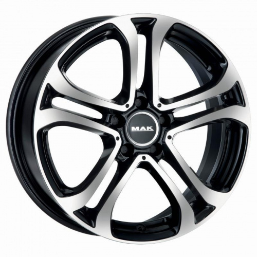 MAK Stuttgart 8x18 5*112 ET48 DIA66.6 Black mirror Литой