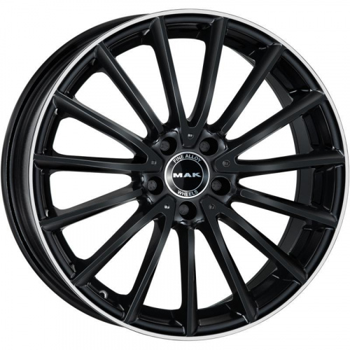 MAK Komet 8x18 5*112 ET48 DIA66.6 Gloss Black Mirror Ring Литой