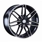 LS 1241 7.5x17 4*100 ET40 DIA60.1 BKF Литой
