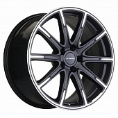 Khomen KHW 1903 8.5x19 5*112 ET38 DIA66.6 Black-FP Matt Литой