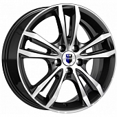 K&K Samara 6x16 4*114.3 ET40 DIA67.1 Алмаз черный Литой