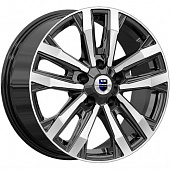 K&K Мичиган 8x18 5*150 ET56 DIA110.1 Алмаз черный Литой