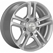 Khomen KHW 1602 6.5x16 5*139.7 ET40 DIA98.5 F-Silver Литой