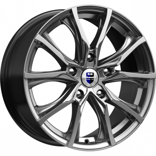 K&K Твист 7.5x17 5*114.3 ET35 DIA67.1 Дарк платинум Литой