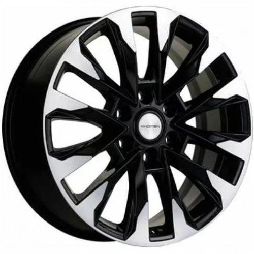 Khomen KHW 2010 8x20 6*139.7 ET28 DIA78.1 Black-FP Литой
